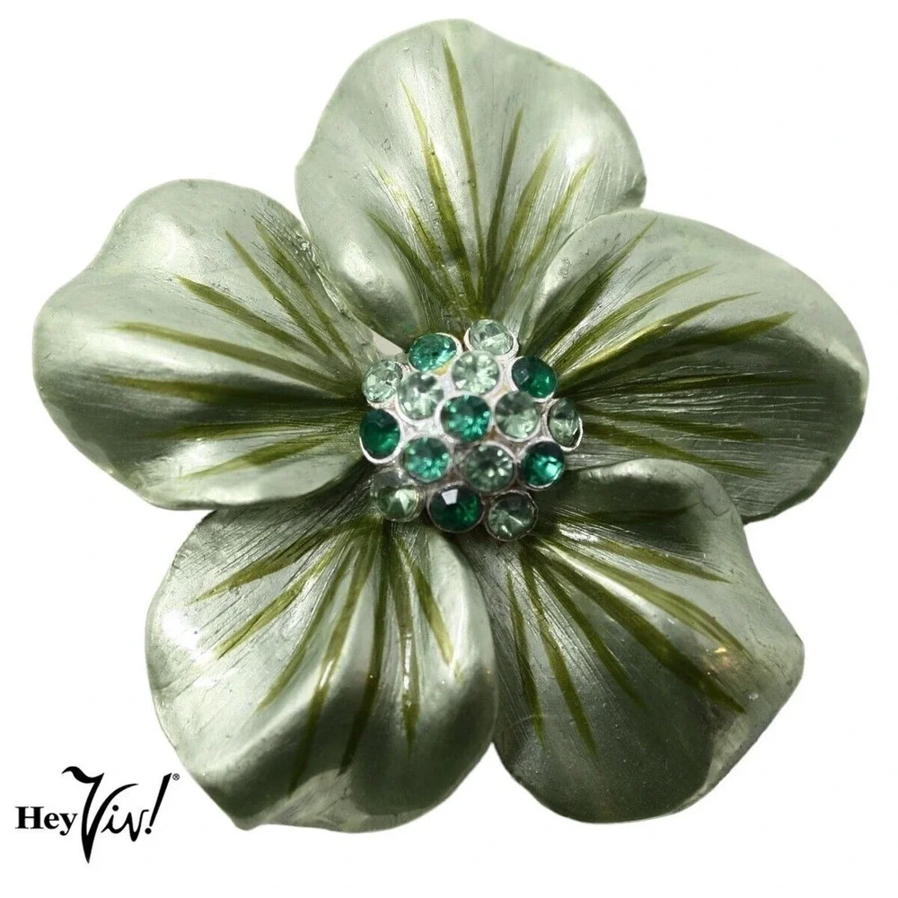 Vintage shimmer green